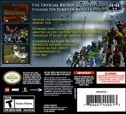 Image n° 2 - boxback : Bionicle Heroes